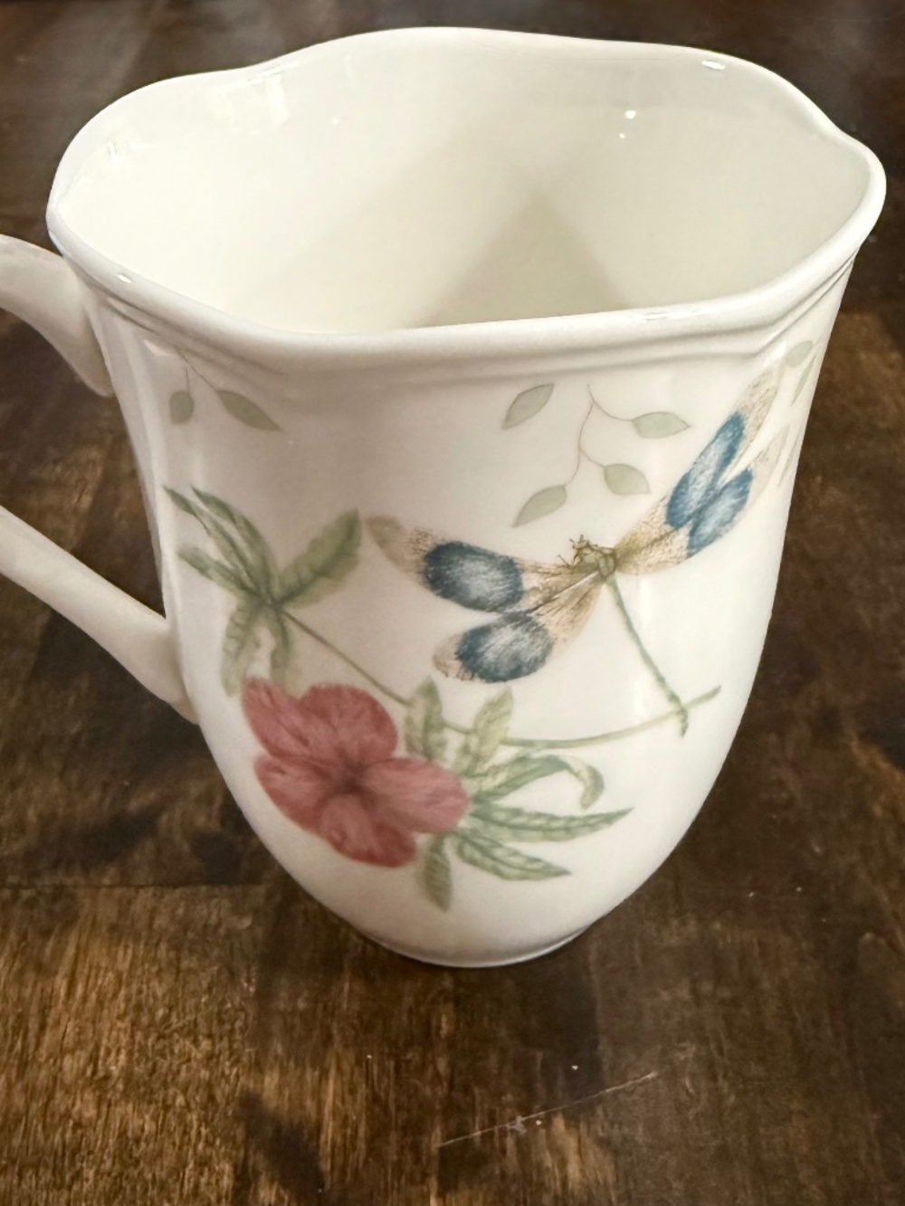 Lenox Butterfly Meadow “Dragonfly” Porcelain Mug 12 fl oz